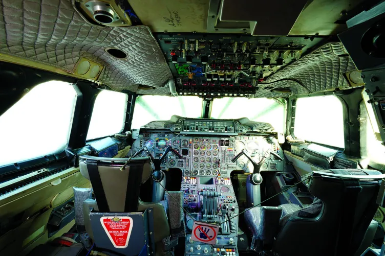 British Airways Concorde cockpit