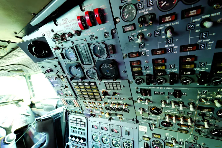 British Airways Concorde cockpit