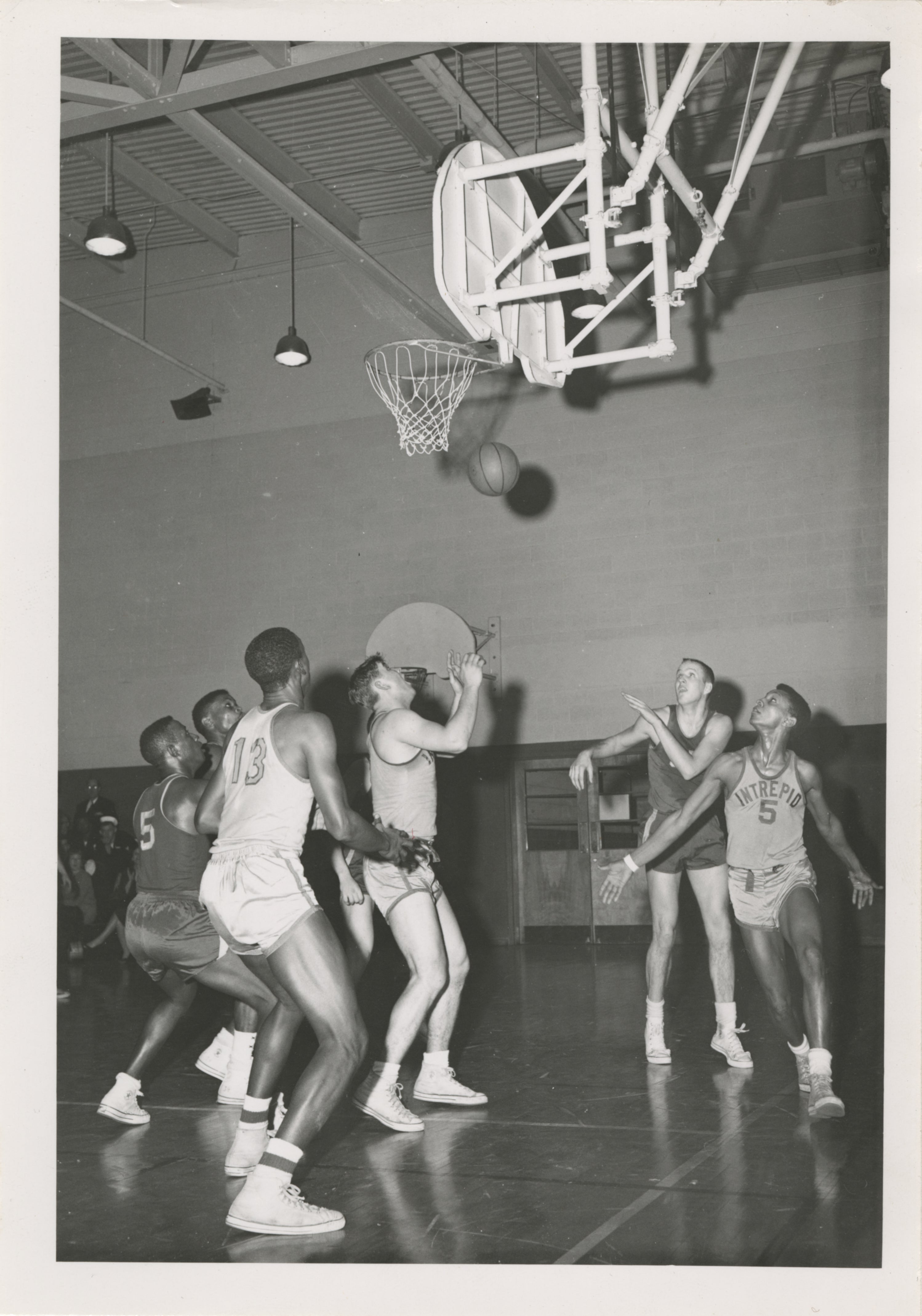 ntrepid’s basketball team, c. 1958.
