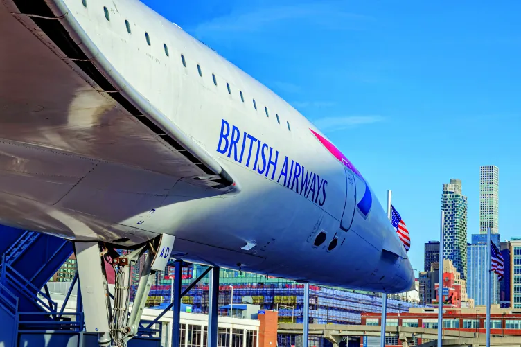 Image of the British Airways Concorde on Pier 86