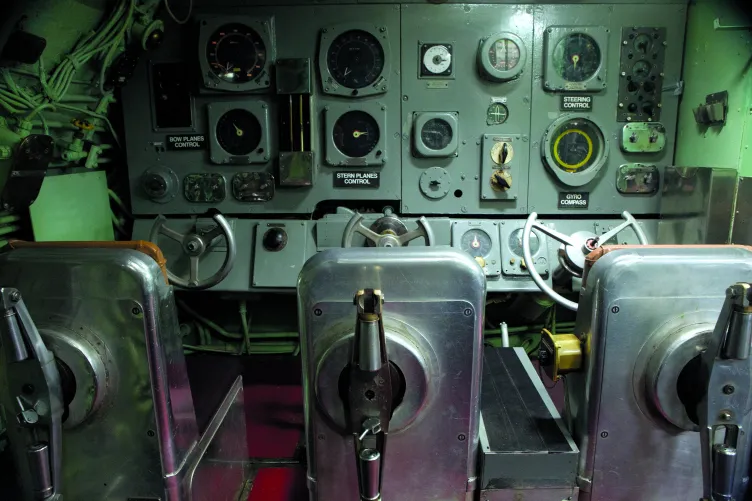 The helm of the Growler