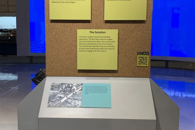 Making History Accessible exhibition panels