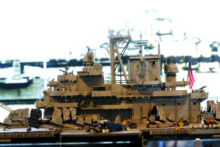 A LEGO model of the Intrepid