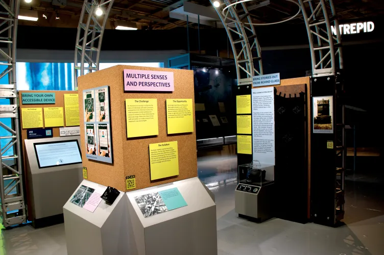 Making History Accessible exhibition panels
