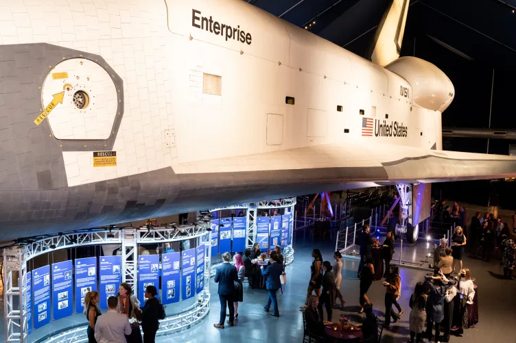 Unstoppable Woman Event Reception at the Space Shuttle Pavilion