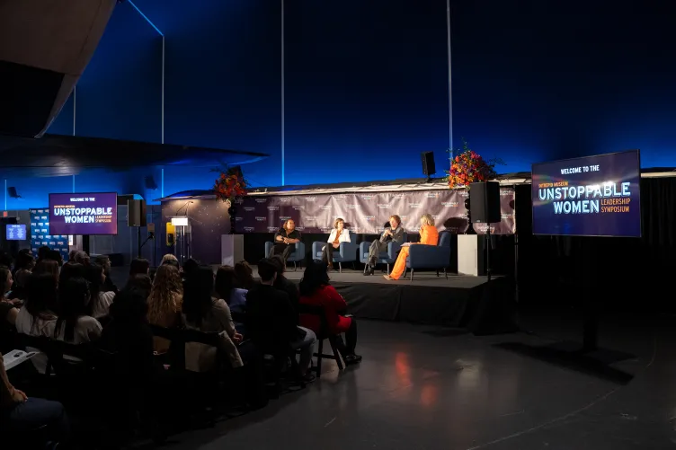 Unstoppable Woman Event Lecture at the Space Shuttle Pavilion