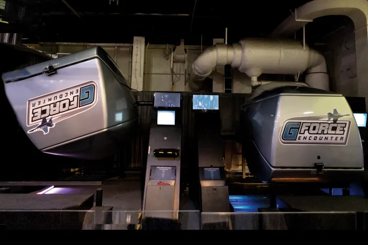G-FORCE encounter experience simulators
