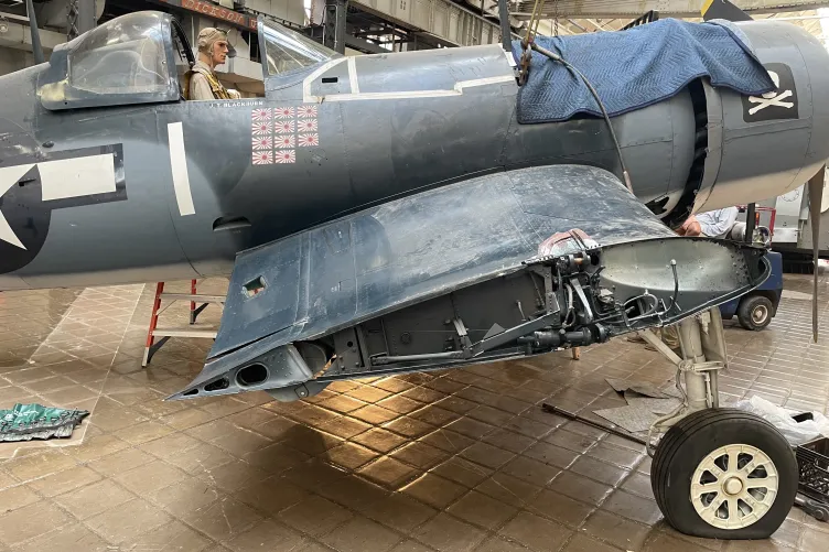 a World War II FG-1D Corsair