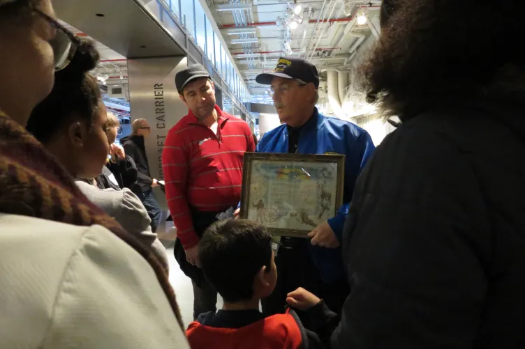 A guided tour aboard Intrepid