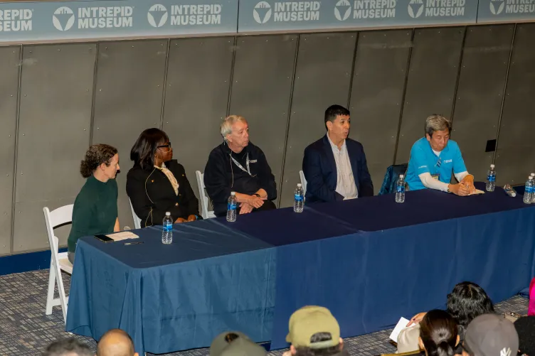 NEH event aboard Intrepid