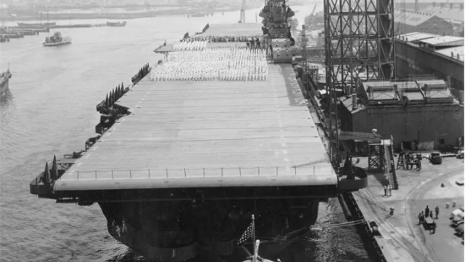 old image of the uss intrepid