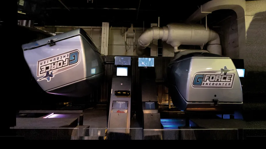 G-FORCE encounter experience simulators