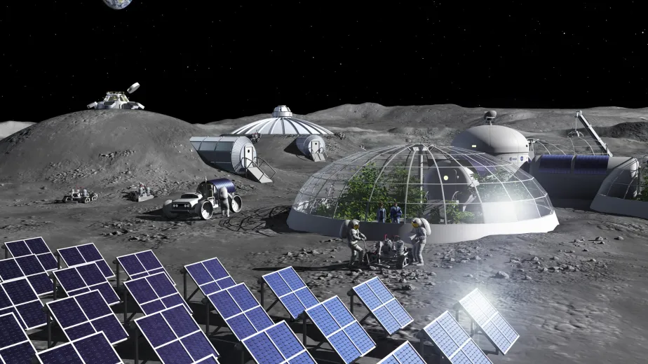 NASA's Moon Base and Lunar Habitation
