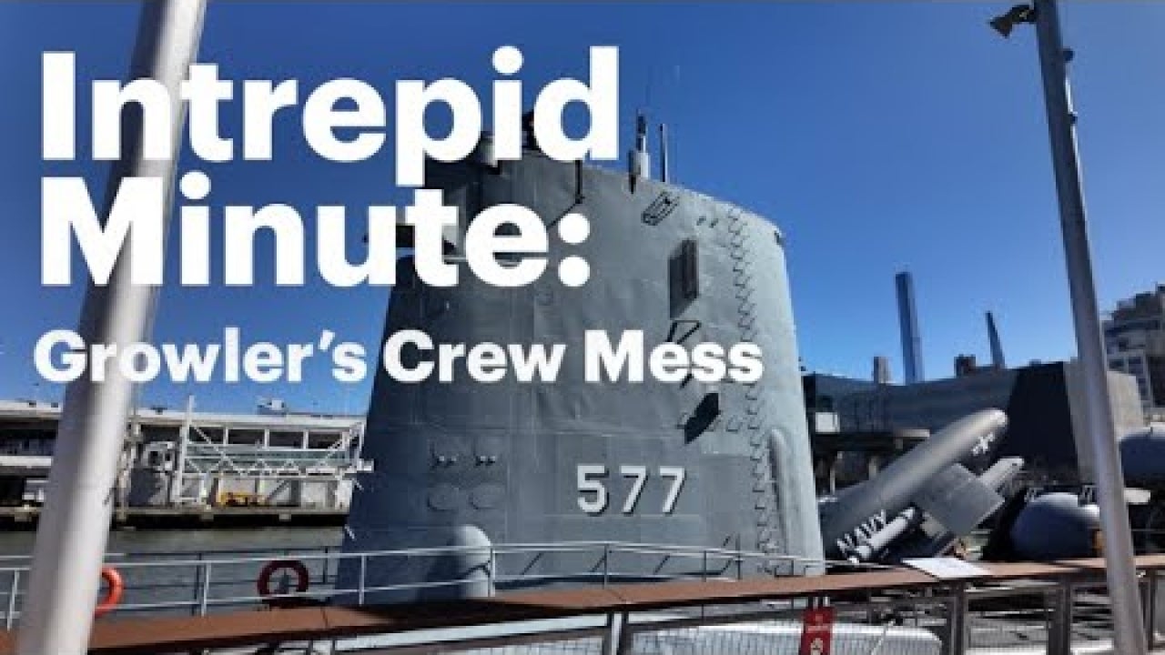 Embedded thumbnail for Intrepid Minute: Growlers Crew Mess