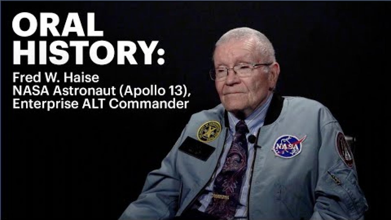 Embedded thumbnail for Oral History: Fred Haise, Nasa Astronaut (Apollo 13)